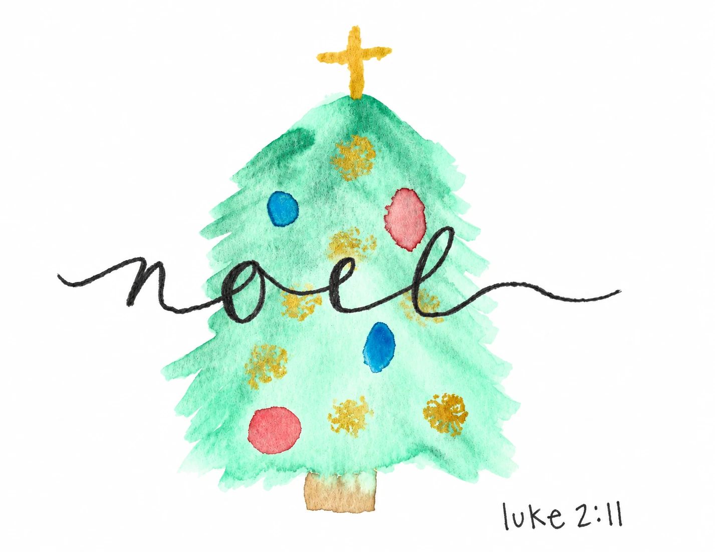 Noel tree design by Viv
